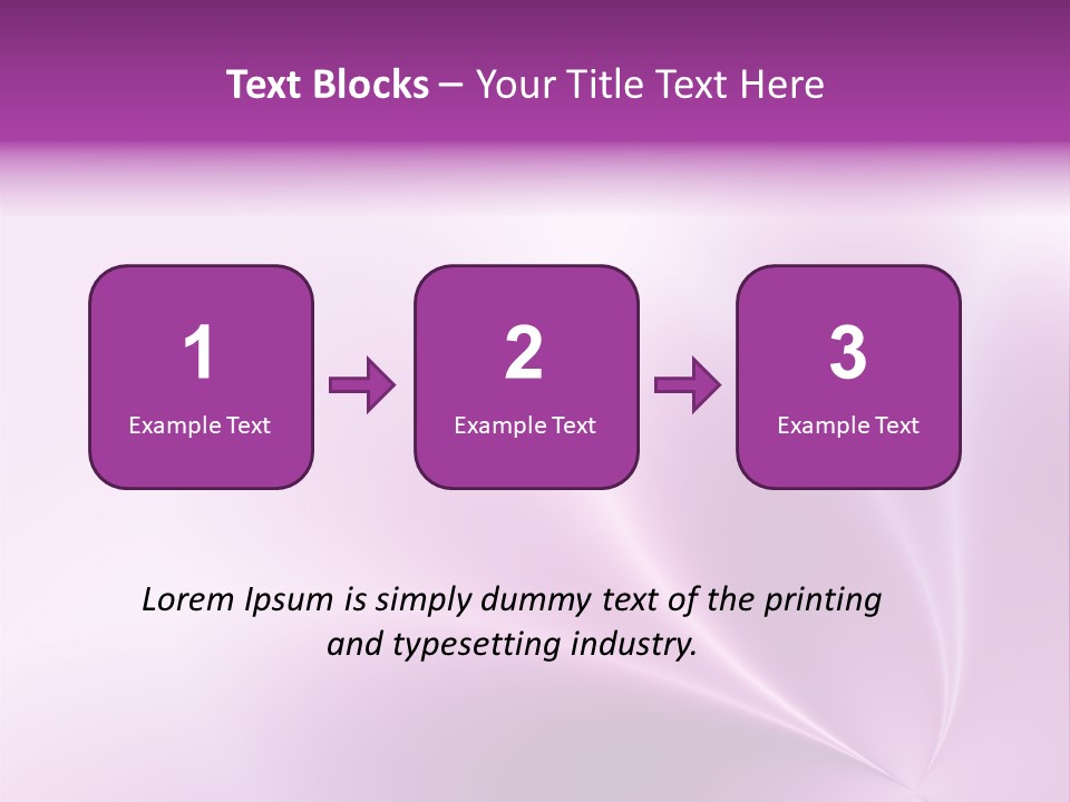 A Purple And White Background With The Words Name Of Presentation PowerPoint Template