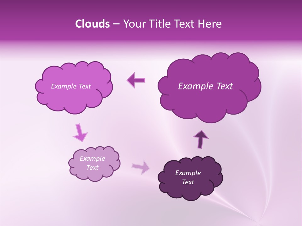 A Purple And White Background With The Words Name Of Presentation PowerPoint Template