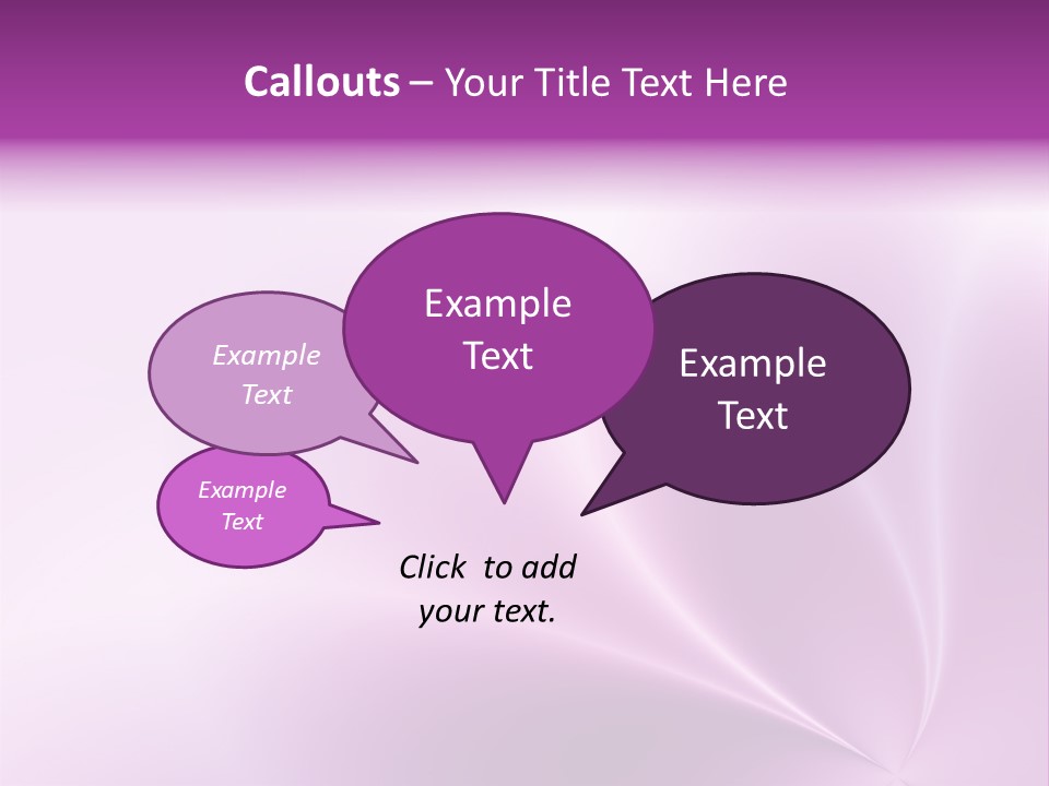 A Purple And White Background With The Words Name Of Presentation PowerPoint Template
