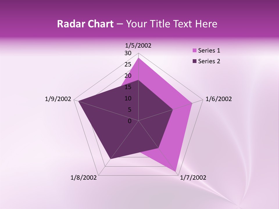 A Purple And White Background With The Words Name Of Presentation PowerPoint Template