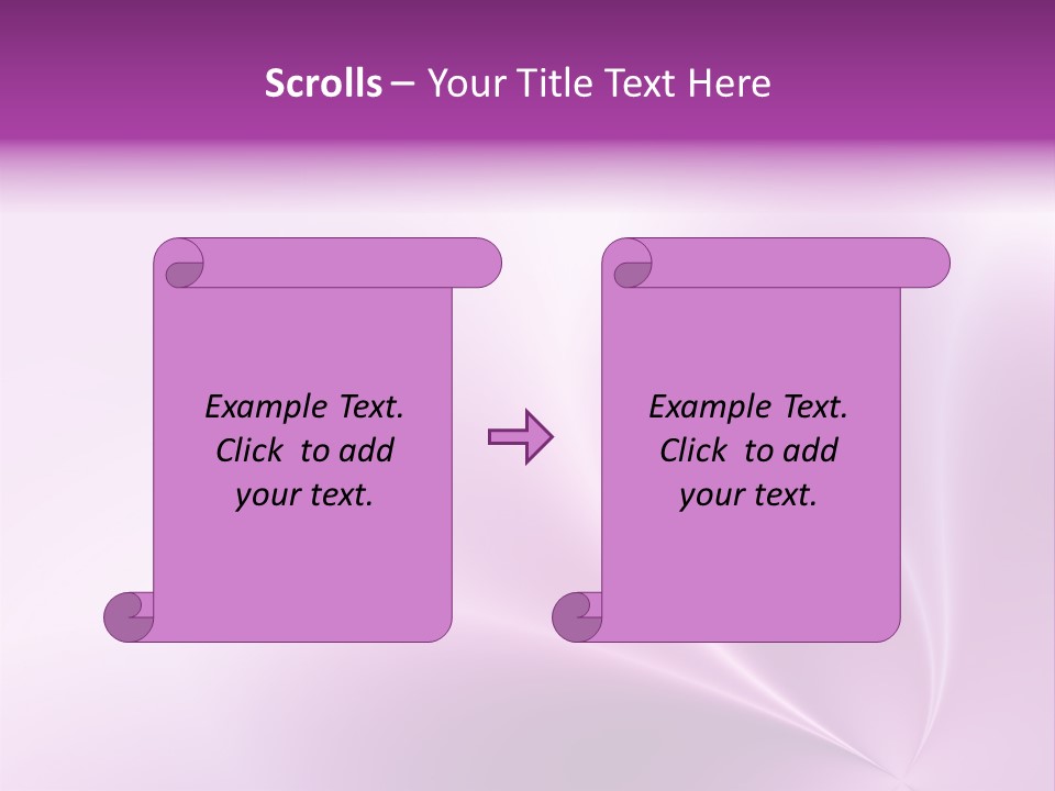 A Purple And White Background With The Words Name Of Presentation PowerPoint Template
