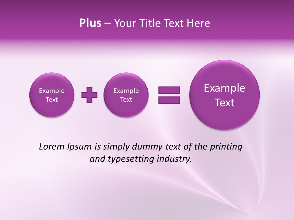 A Purple And White Background With The Words Name Of Presentation PowerPoint Template