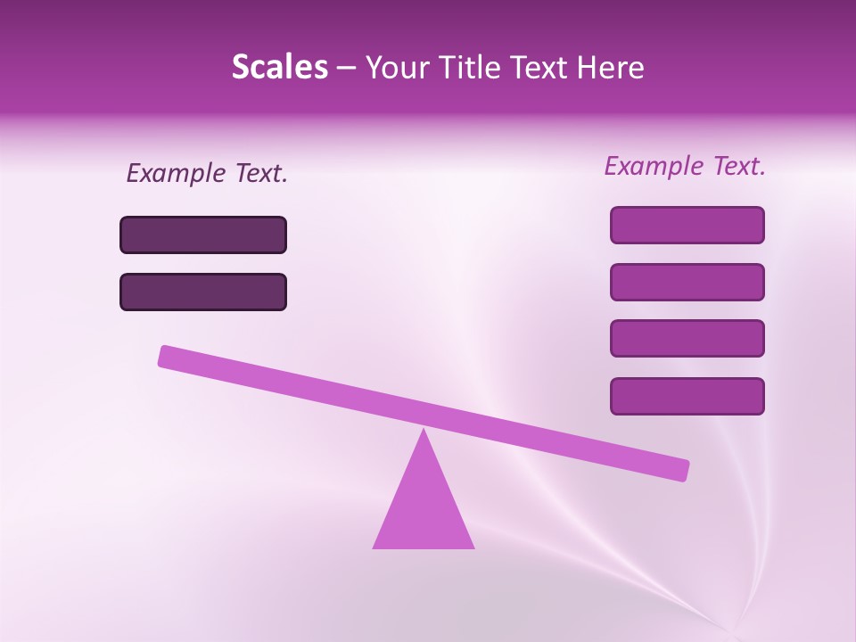 A Purple And White Background With The Words Name Of Presentation PowerPoint Template
