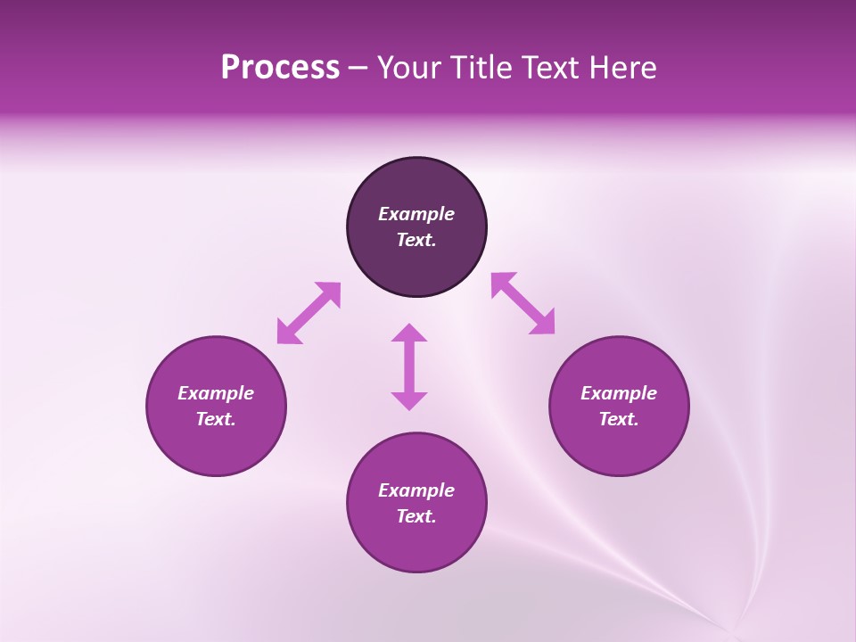 A Purple And White Background With The Words Name Of Presentation PowerPoint Template