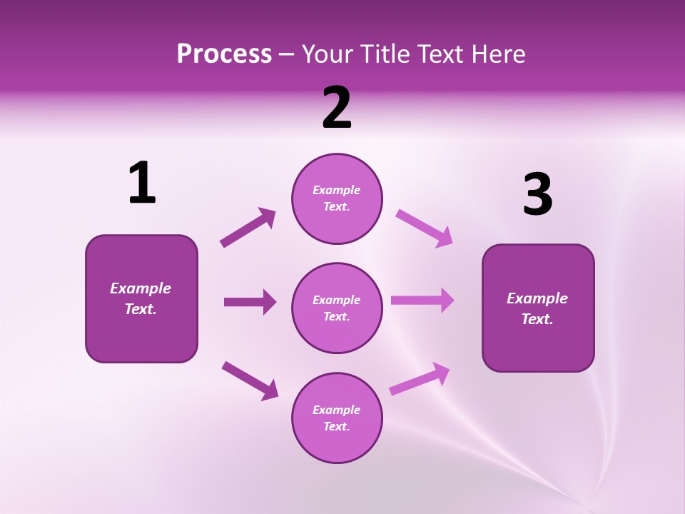 A Purple And White Background With The Words Name Of Presentation PowerPoint Template
