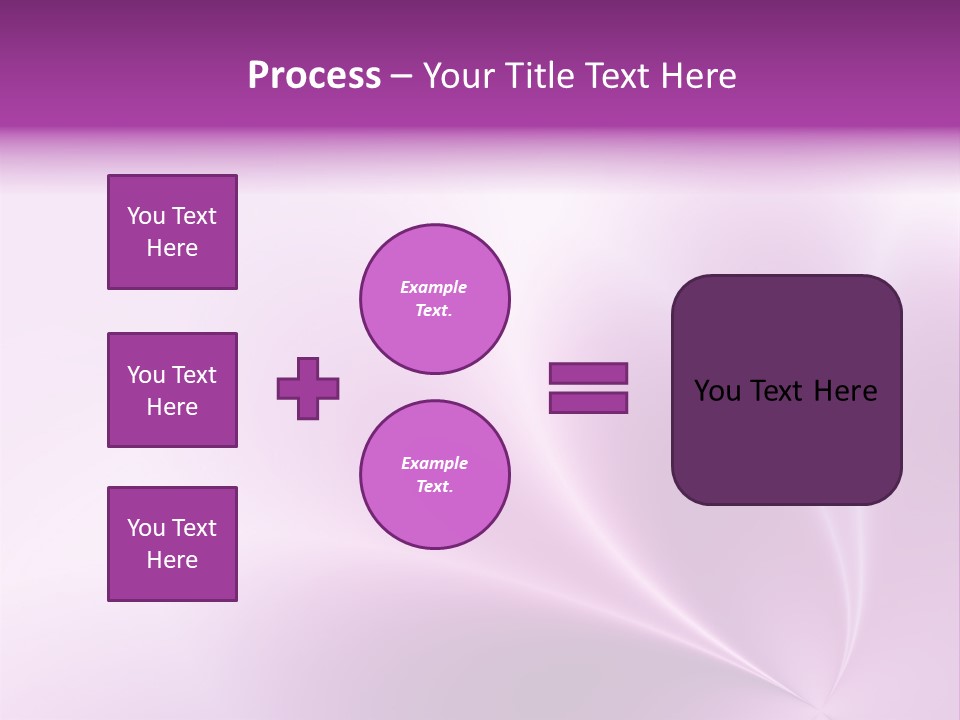 A Purple And White Background With The Words Name Of Presentation PowerPoint Template