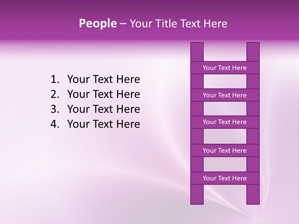 A Purple And White Background With The Words Name Of Presentation PowerPoint Template