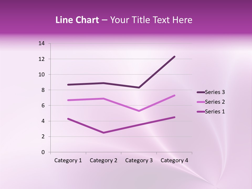 A Purple And White Background With The Words Name Of Presentation PowerPoint Template