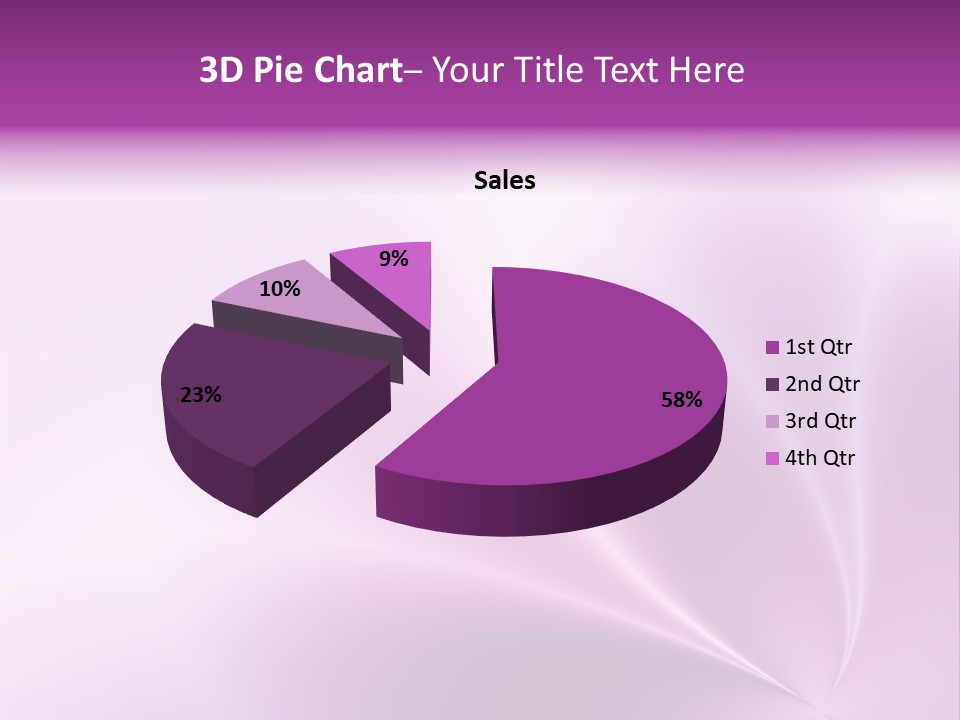 A Purple And White Background With The Words Name Of Presentation PowerPoint Template