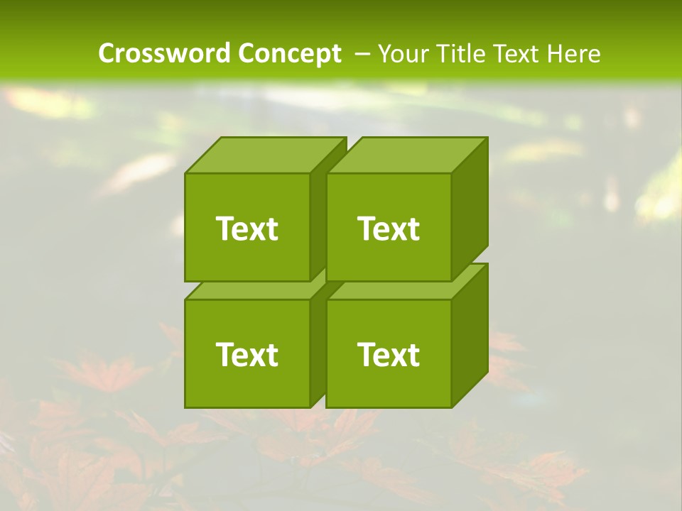 Seattle Japanese Gardens PowerPoint Template