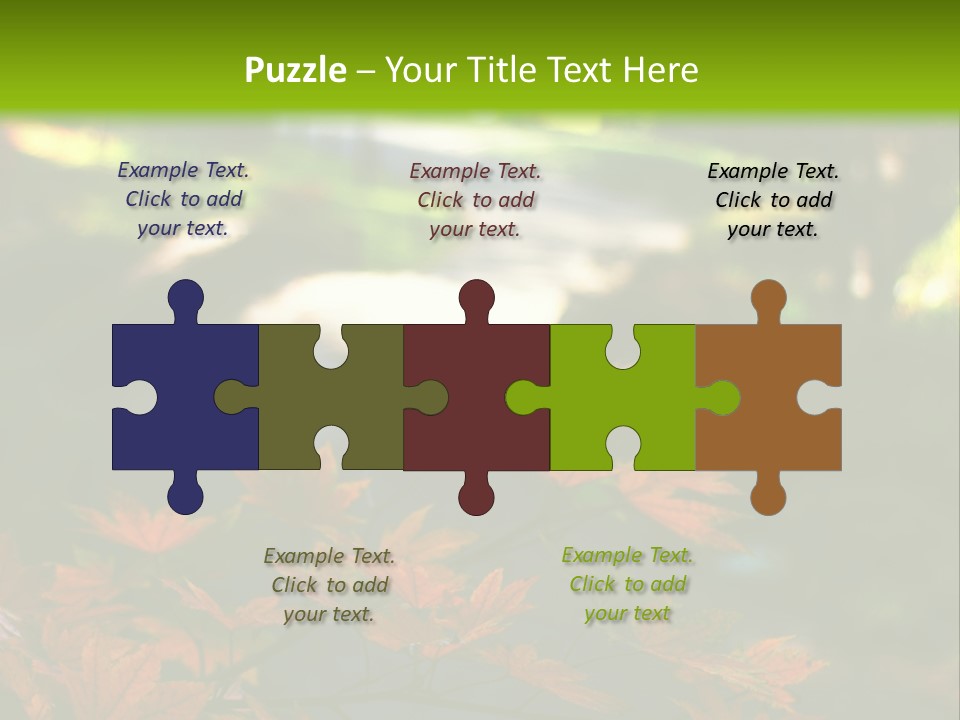 Seattle Japanese Gardens PowerPoint Template