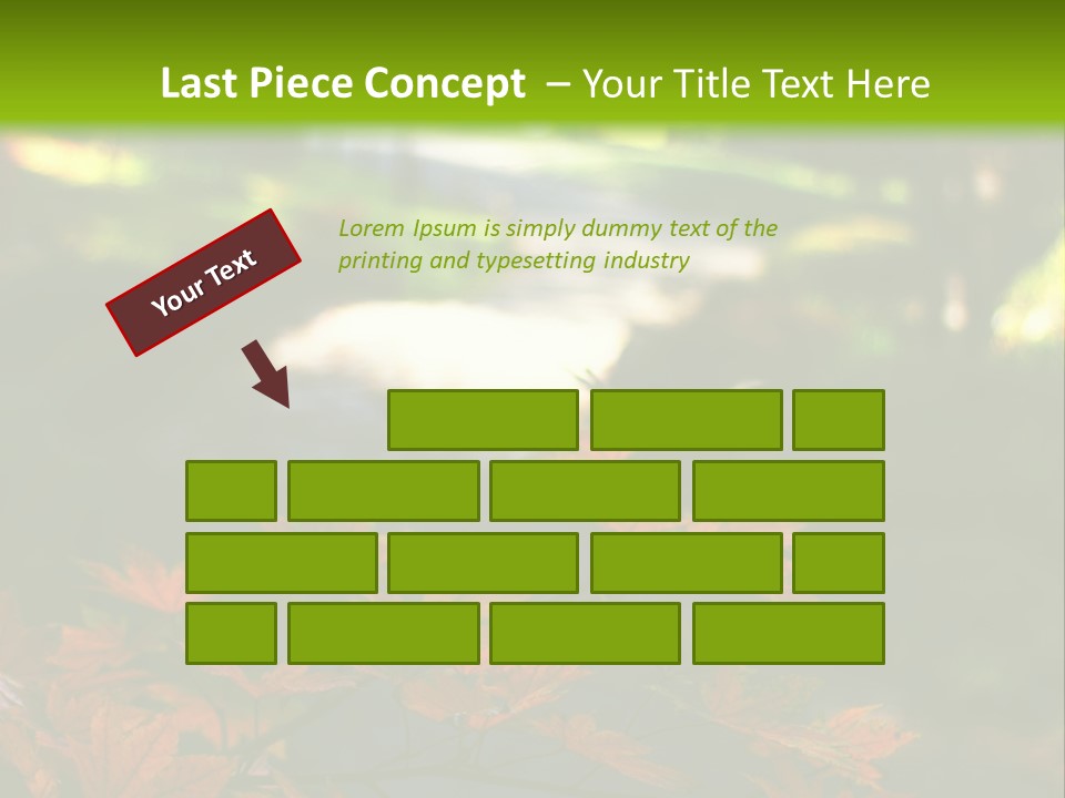 Seattle Japanese Gardens PowerPoint Template