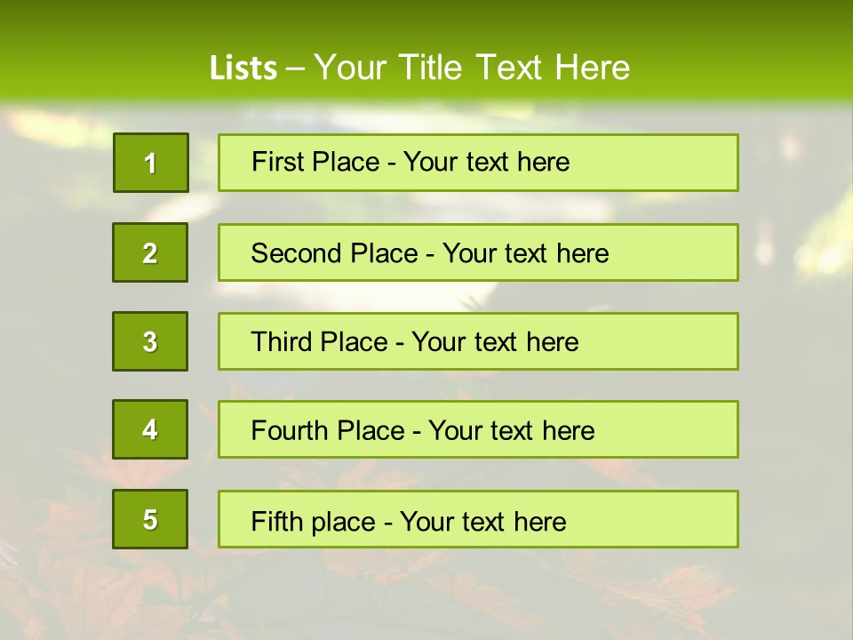 Seattle Japanese Gardens PowerPoint Template