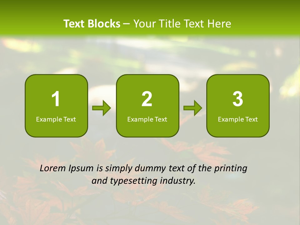 Seattle Japanese Gardens PowerPoint Template