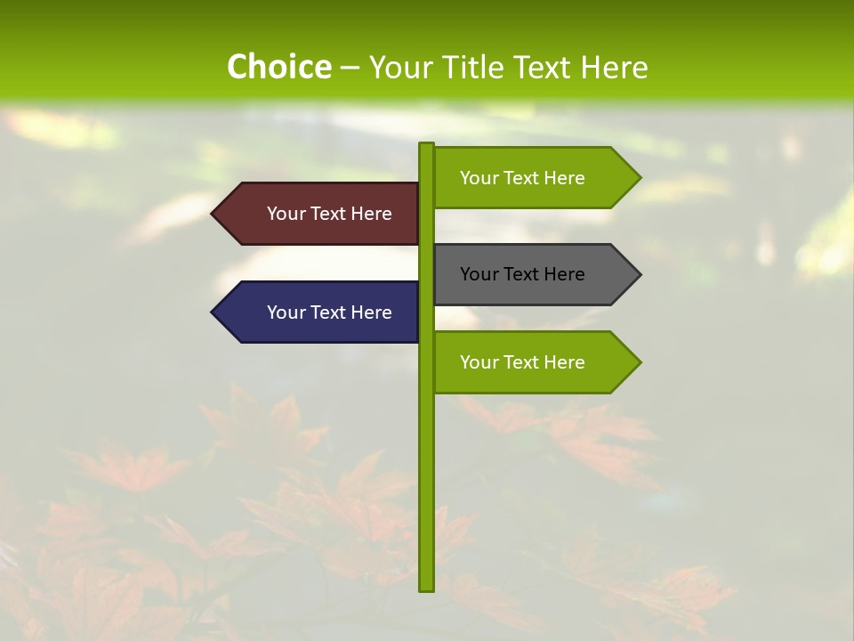 Seattle Japanese Gardens PowerPoint Template