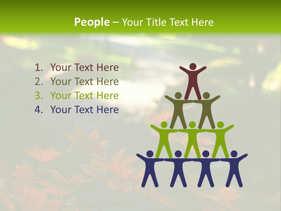 Seattle Japanese Gardens PowerPoint Template