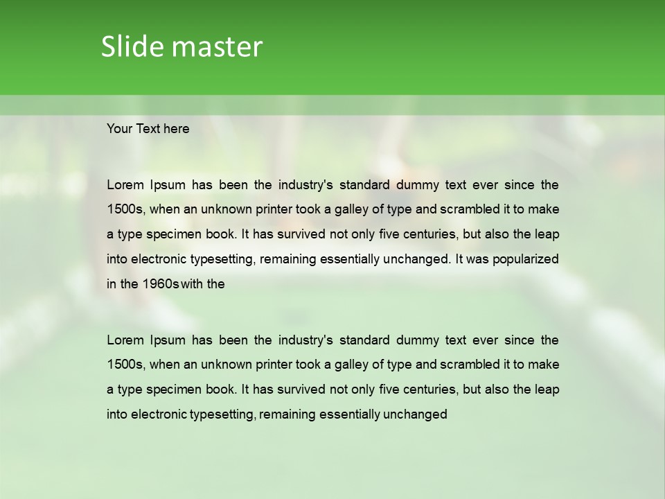 Ball For A Golf Flying To A Hole PowerPoint Template