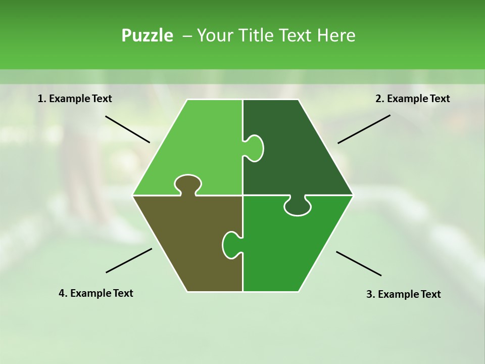 Ball For A Golf Flying To A Hole PowerPoint Template