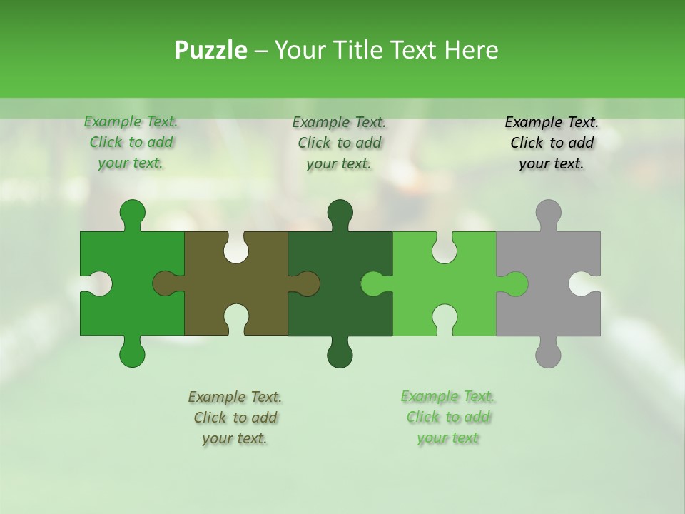 Ball For A Golf Flying To A Hole PowerPoint Template