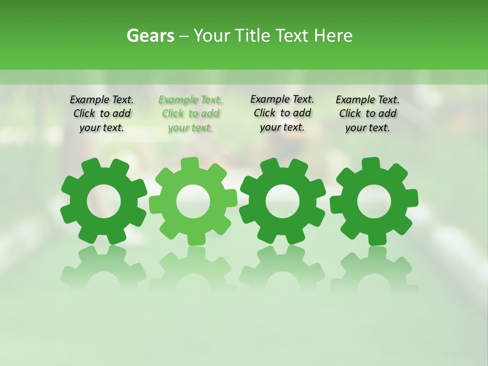 Ball For A Golf Flying To A Hole PowerPoint Template