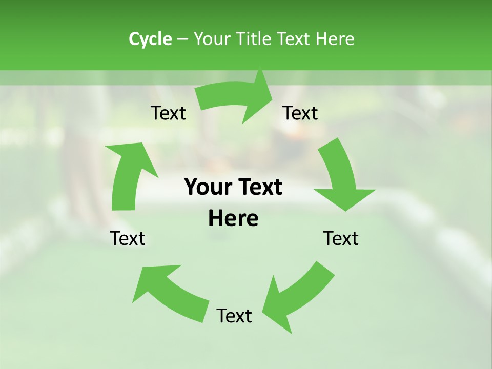 Ball For A Golf Flying To A Hole PowerPoint Template