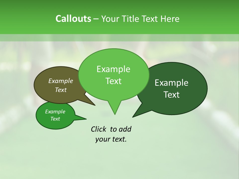 Ball For A Golf Flying To A Hole PowerPoint Template