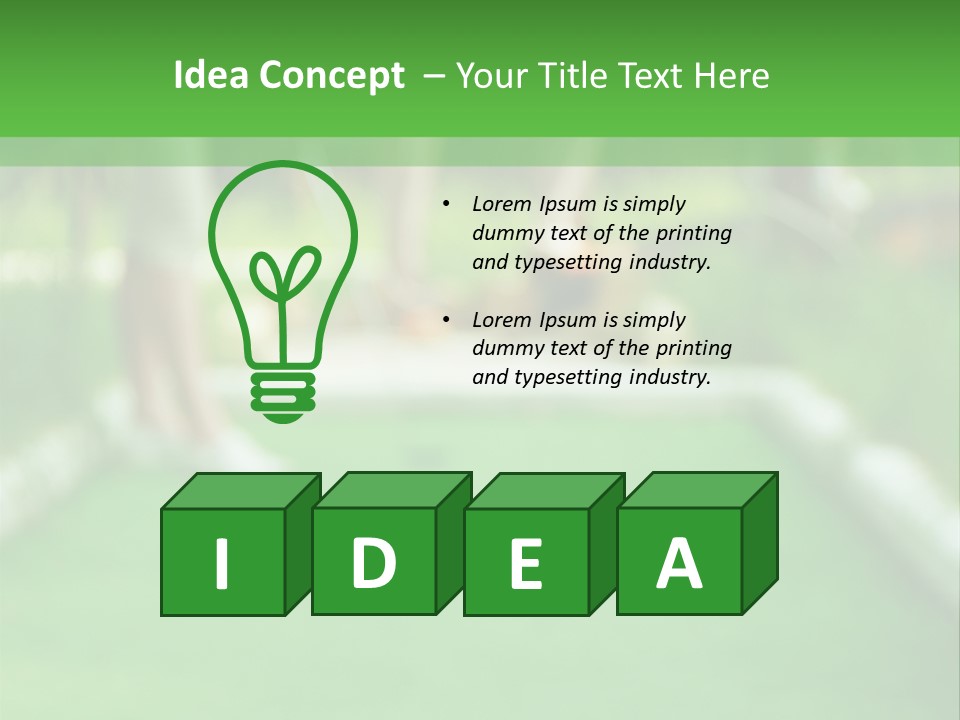 Ball For A Golf Flying To A Hole PowerPoint Template