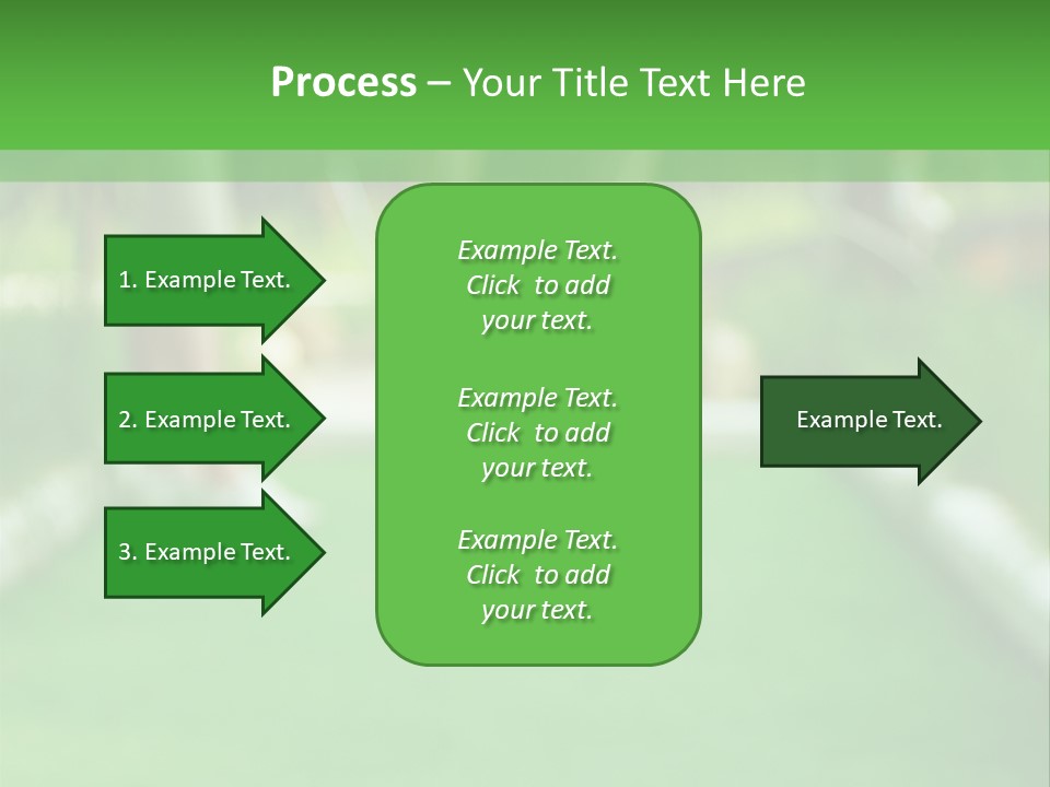 Ball For A Golf Flying To A Hole PowerPoint Template
