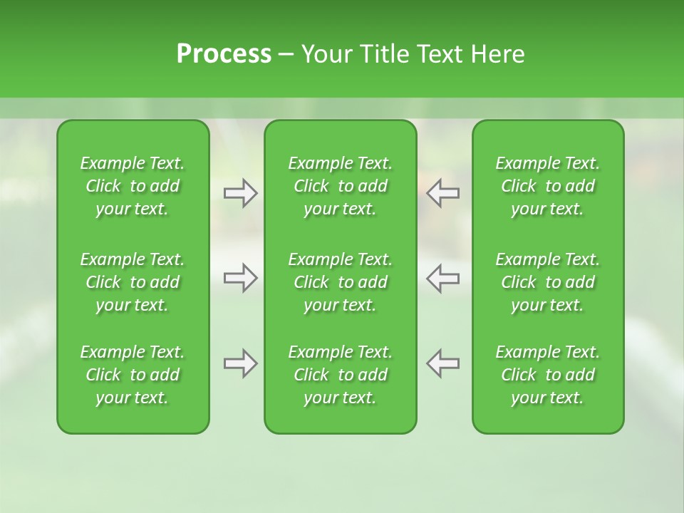 Ball For A Golf Flying To A Hole PowerPoint Template