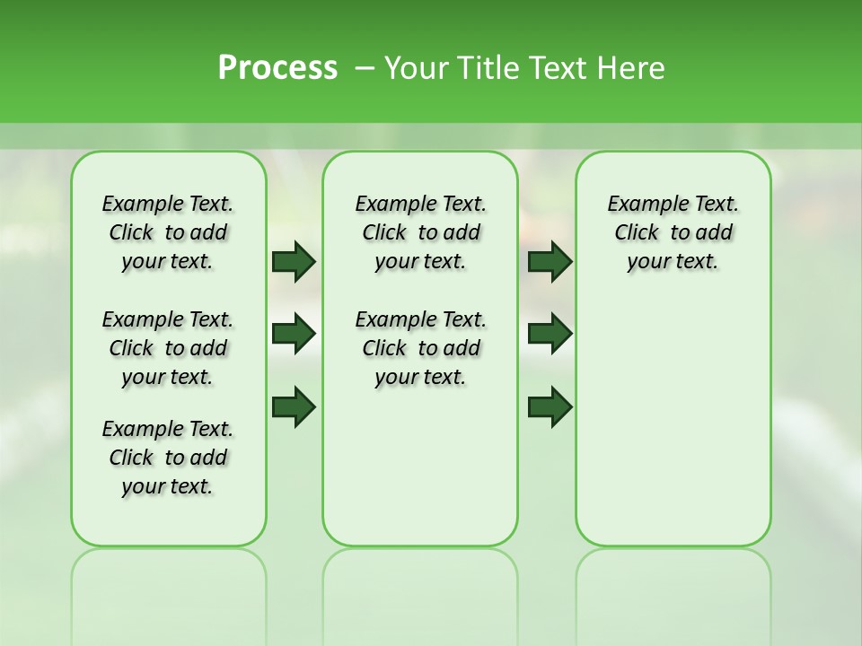 Ball For A Golf Flying To A Hole PowerPoint Template