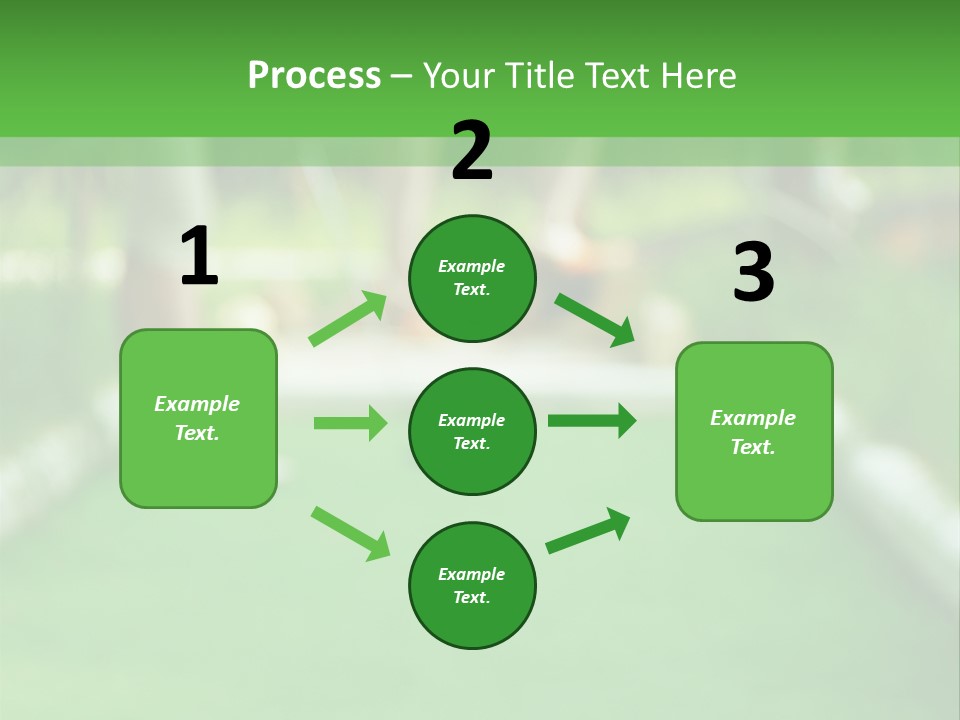 Ball For A Golf Flying To A Hole PowerPoint Template