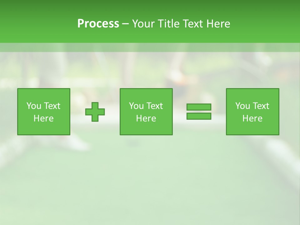 Ball For A Golf Flying To A Hole PowerPoint Template