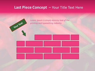 Red Peppers At Farmers Market PowerPoint Template