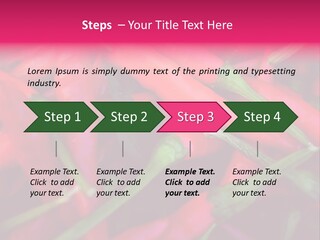 Red Peppers At Farmers Market PowerPoint Template