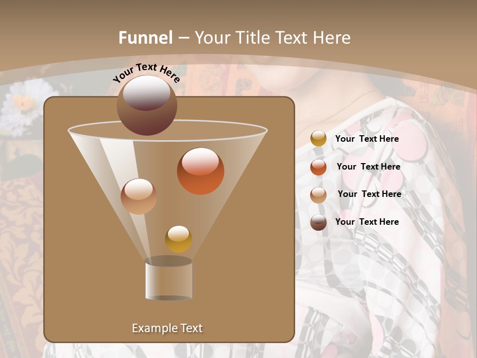 Happy Pregnancy Women Sitting On Sofa And Listing Photoalbum. PowerPoint Template