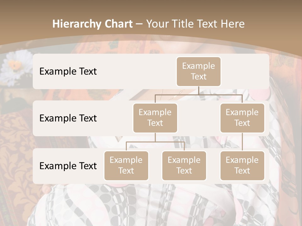 Happy Pregnancy Women Sitting On Sofa And Listing Photoalbum. PowerPoint Template