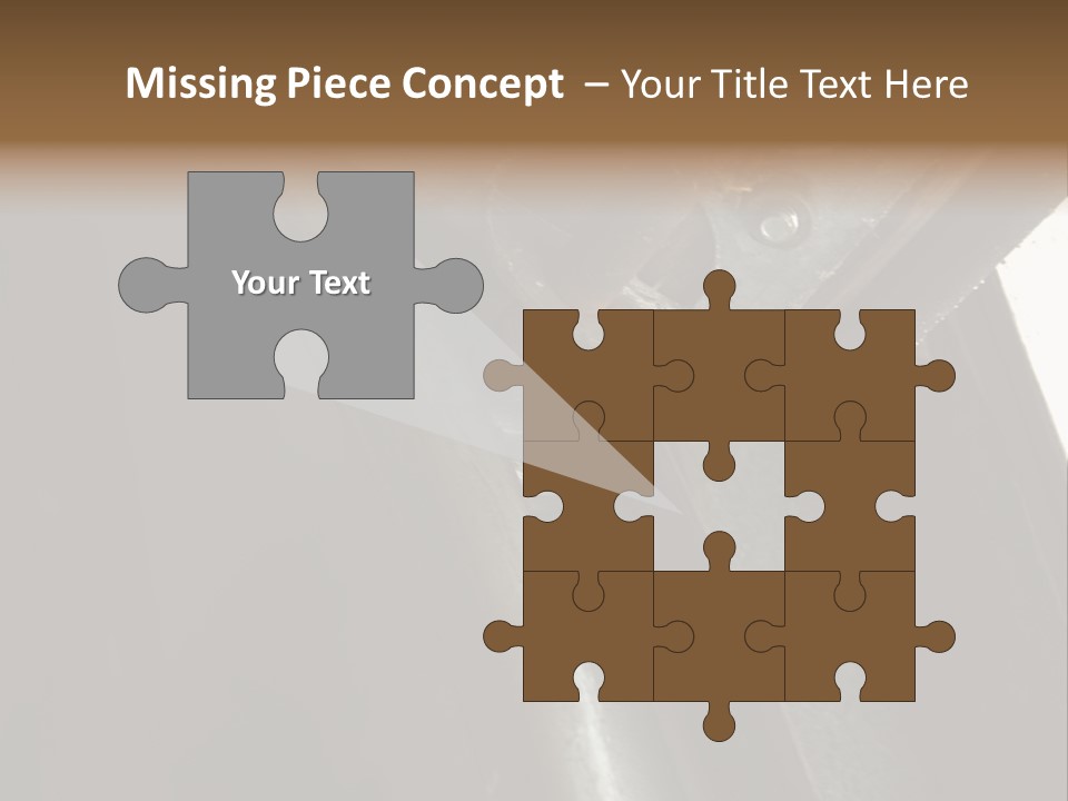 Metal Wheel And Track Of A Garage Door. PowerPoint Template