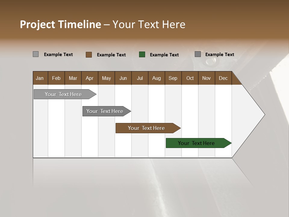 Metal Wheel And Track Of A Garage Door. PowerPoint Template