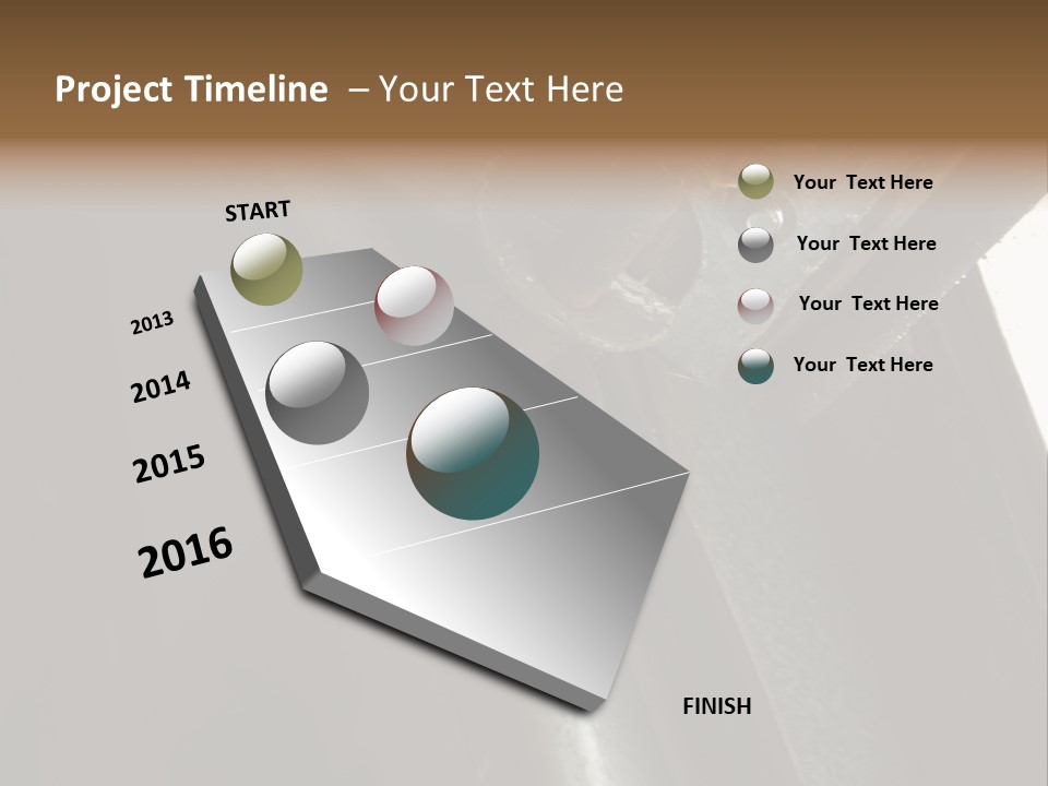 Metal Wheel And Track Of A Garage Door. PowerPoint Template