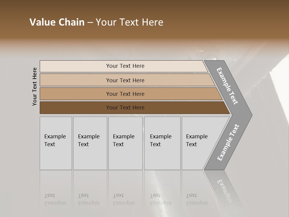 Metal Wheel And Track Of A Garage Door. PowerPoint Template