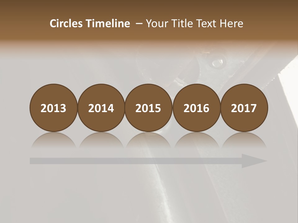 Metal Wheel And Track Of A Garage Door. PowerPoint Template