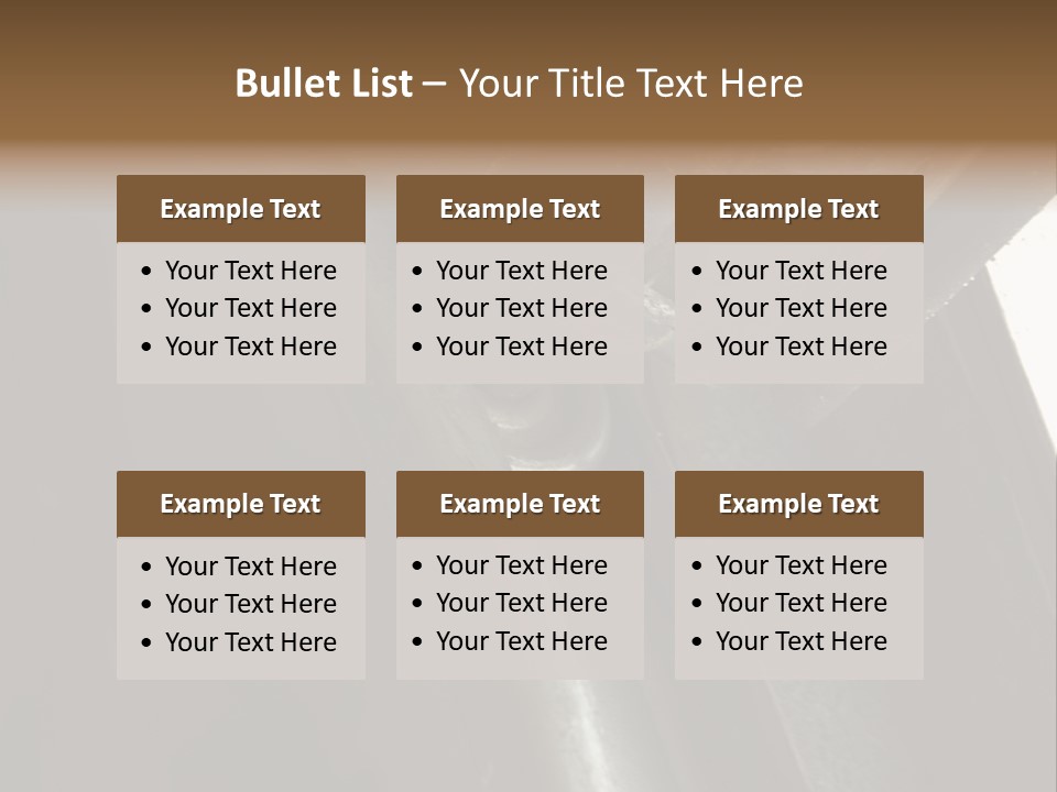 Metal Wheel And Track Of A Garage Door. PowerPoint Template