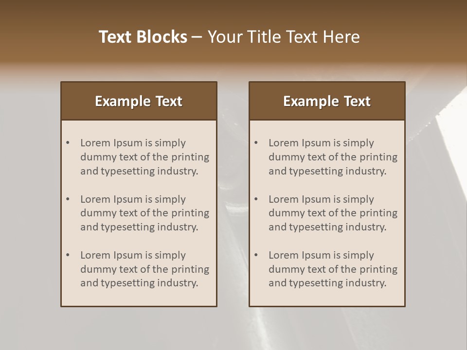 Metal Wheel And Track Of A Garage Door. PowerPoint Template