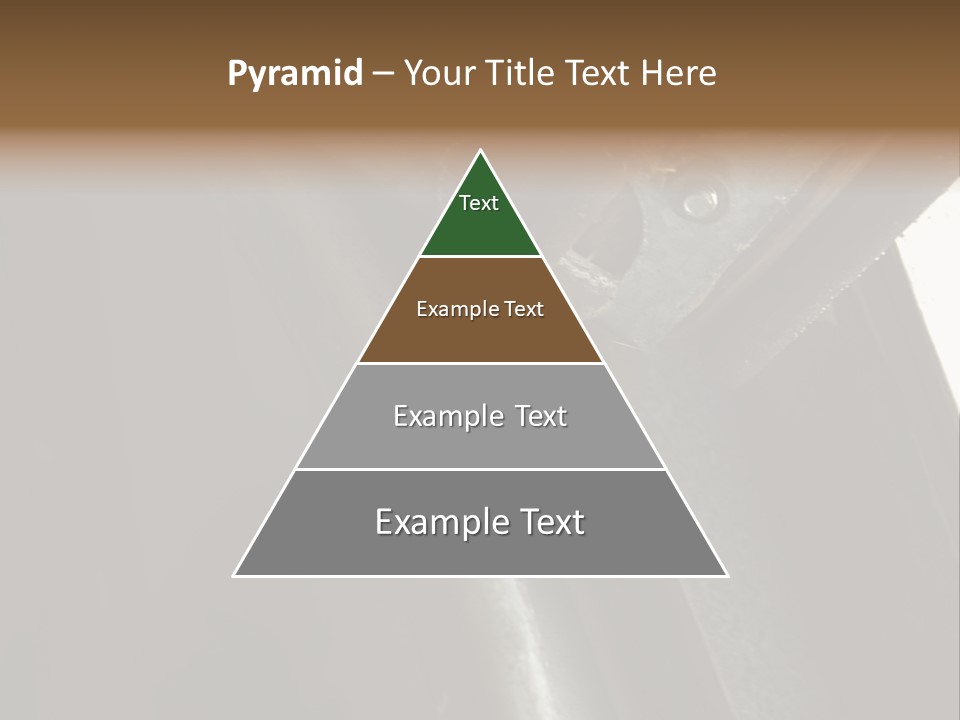 Metal Wheel And Track Of A Garage Door. PowerPoint Template