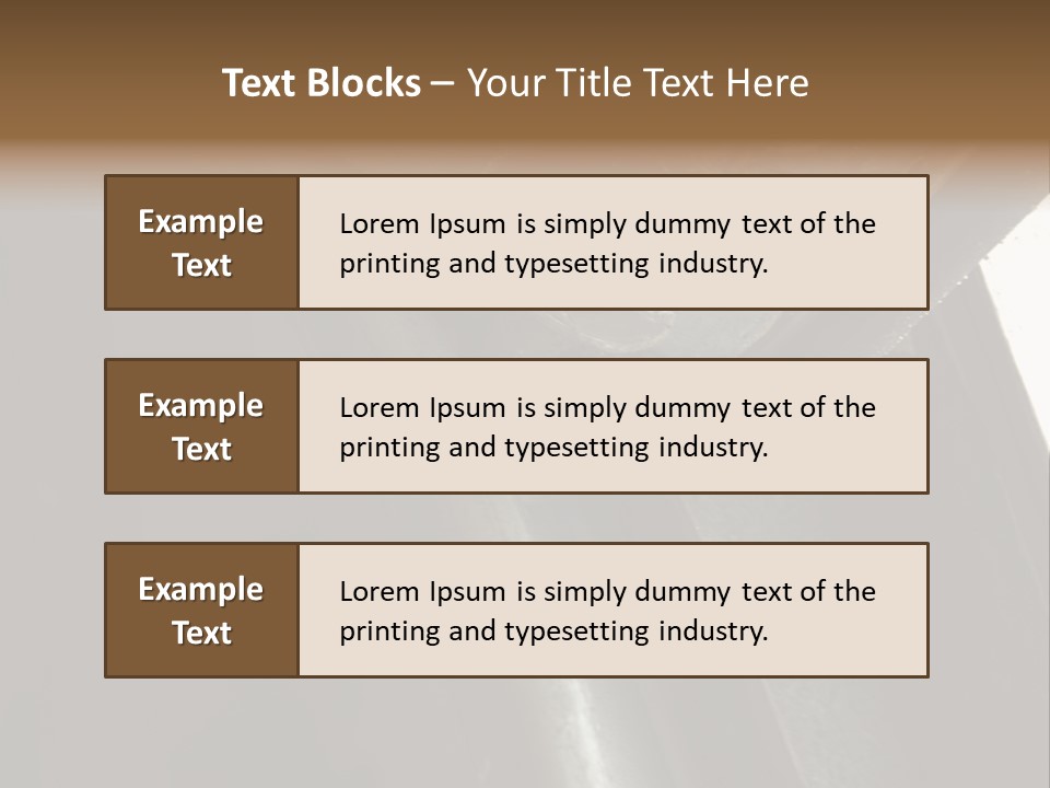 Metal Wheel And Track Of A Garage Door. PowerPoint Template