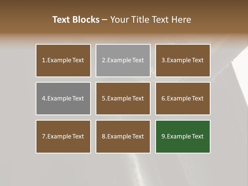 Metal Wheel And Track Of A Garage Door. PowerPoint Template