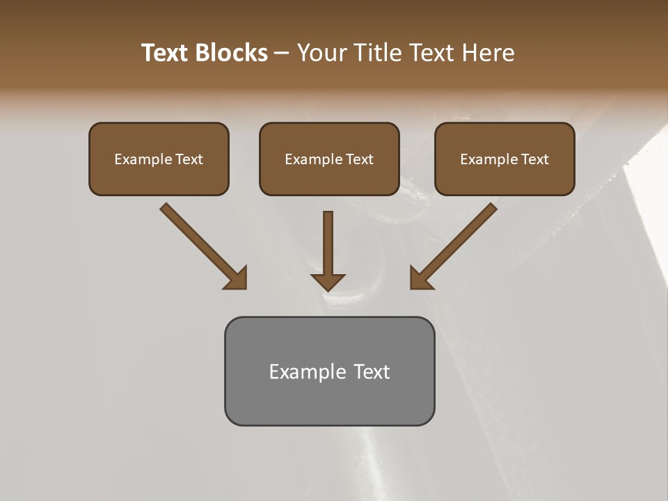 Metal Wheel And Track Of A Garage Door. PowerPoint Template