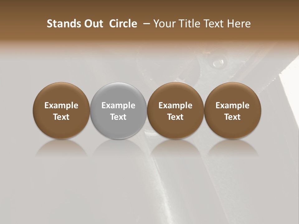 Metal Wheel And Track Of A Garage Door. PowerPoint Template