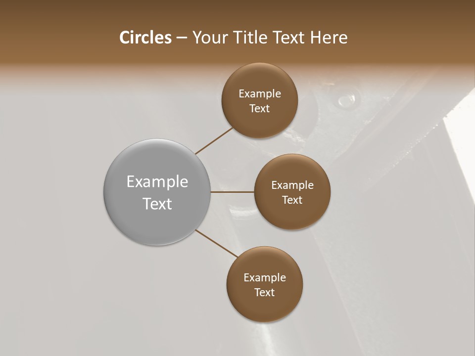 Metal Wheel And Track Of A Garage Door. PowerPoint Template