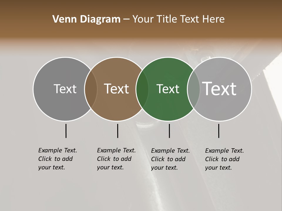 Metal Wheel And Track Of A Garage Door. PowerPoint Template